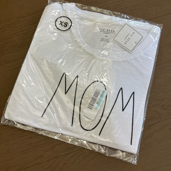 Rae Dunn White 'Mom Life' T-Shirt - Picture 4 of 4